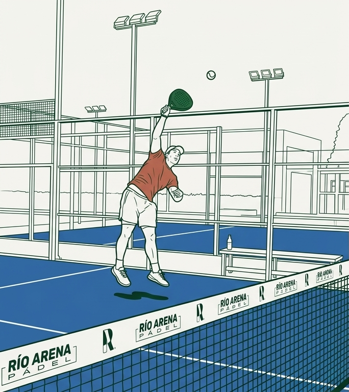 COMMON players mid-match on court